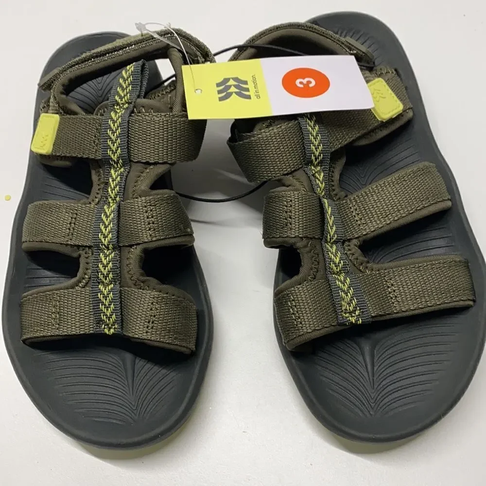 all in motion sandals kids shoes New dark green